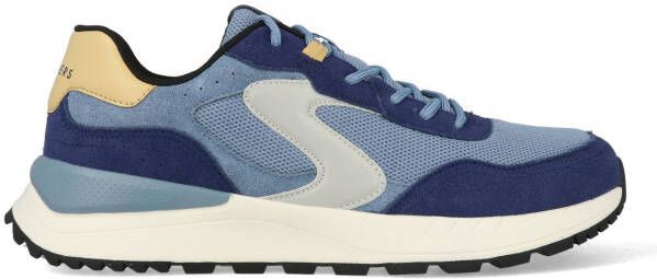 Skechers Fury Lace Low 183265-NVBL Mannen Blauw Sneakers - Foto 4