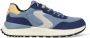 Skechers Fury Lace Low 183265-NVBL Mannen Blauw Sneakers - Thumbnail 2