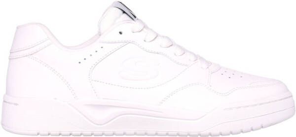 Skechers Koopa-Volley Low Varsity 183240-WHT Mannen Wit Sneakers - Foto 7