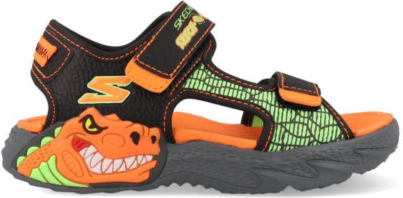 Skechers Sandalen Creature Splash 400614L BKOR Zwart Oranje - Foto 2