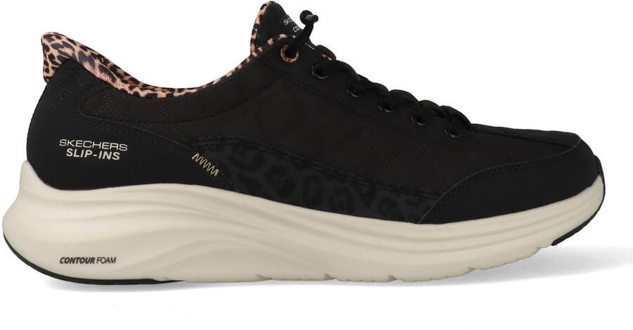 Skechers Slip-ins: Contour Foam Cozy Fit Luxe Comfort 150419 BLK Zwart