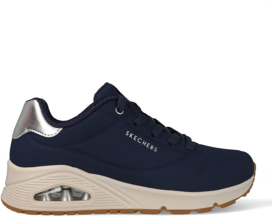 Skechers Sneakers UNO GOLDEN AIR Vrijetijdsschoen lage schoen veterschoen met metallic inzet - Foto 3