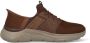 Skechers Bruine Slip-On Vegan Sneakers met Arch Support Brown Heren - Thumbnail 40