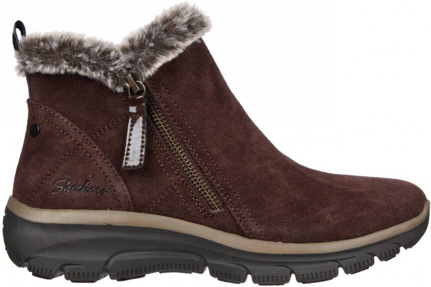 Skechers Winterlaarzen EASY GOING HIGH ZIP Winterlaars met faux-bont kraag