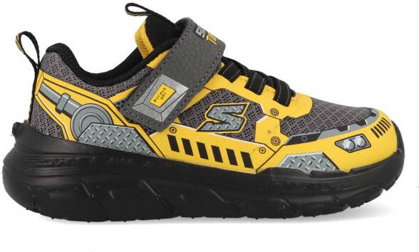 Skechers Skech Tracks Jongens Sneakers Grijs Geel - Foto 3