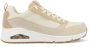 Skechers Uno Two Much Fun Dames Sneakers Taupe Zand - Thumbnail 5