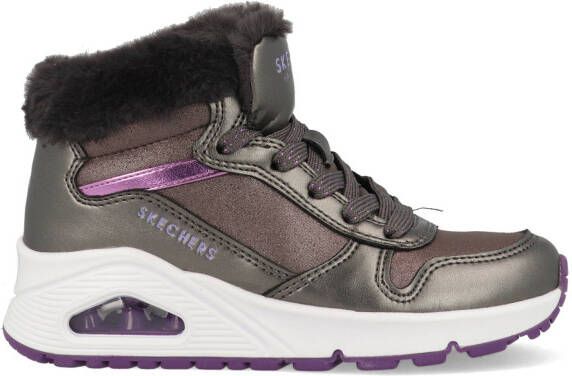 Skechers Uno Cozy On Air Meisjes Sneakers Gunmetal - Foto 2