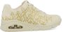 Skechers Sneakers UNO-GOLDEN HEART Vrijetijdsschoen veterschoen met gouden mylar borduursels - Thumbnail 36