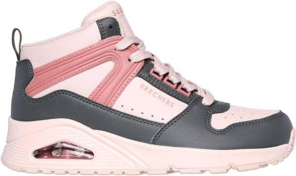 Skechers Uno-High Regards 177099 NTMT Beige Grijs Roze