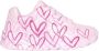 Skechers Uno Lite JGoldcrown meisjes sneakers Roze Extra comfort Memory Foam - Thumbnail 2