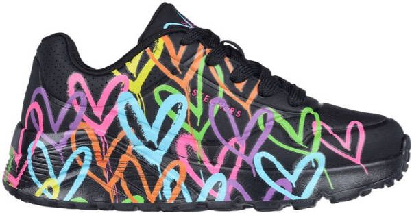 Skechers Uno Lite Spread The Love 314064L BKMT Zwart