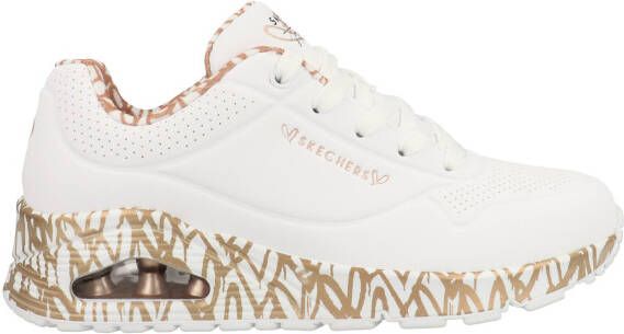Skechers Sneakers UNO LOVING LOVE Vrijetijdsschoen lage schoen veterschoen met luchtkamerzool
