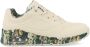 Skechers Uno Majestic Garden Vrouwen Beige Sneakers - Thumbnail 3