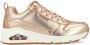 Skechers Sneakers Uno Metallixs Wedge sneakers plateausneakers veterschoenen met Skech-Air - Thumbnail 4