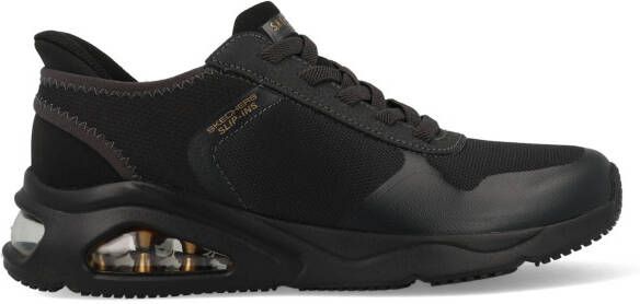 Skechers Tres-Air Uno Easy Steppers Dames Sneakers Zwart