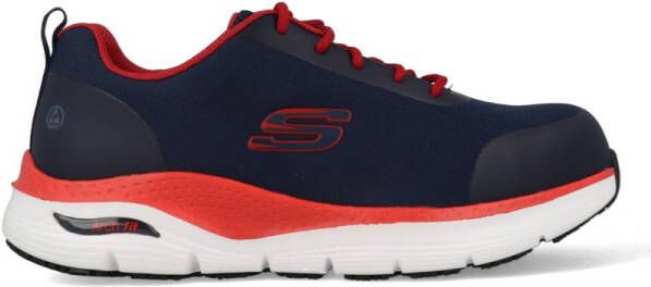 Skechers Werkschoenen Arch Fit SR Ringstap 200086EC NVRD Blauw