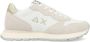 Sun68 Witte Sneakers Veters Rubberen Zool White - Thumbnail 4