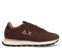 Sun68 Solid Ally Sneakers van stof en suède - Thumbnail 3