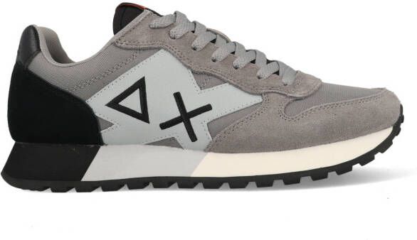 Sun68 Multigrey Nylon Suède Veterschoenen Gray Heren - Foto 2