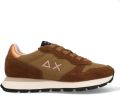 Sun68 Stijlvolle Sneaker met Occhi Details - Bruin