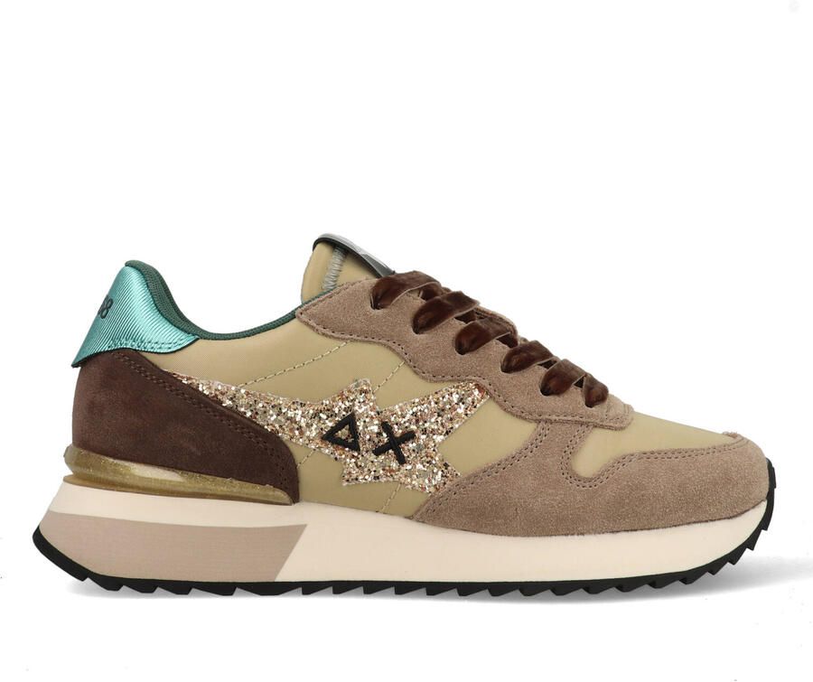 Sun 68 Stargirl Glitter dames sneaker Beige multi - Foto 4
