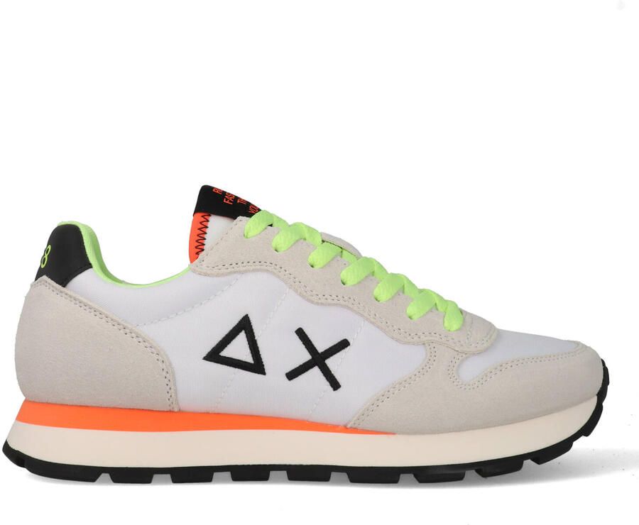 Sun68 Lage Sneakers Z36102 TOM FLUO-502 01 BIANCO - Foto 6