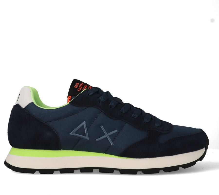 Sun68 Lage Sneakers Z36102 TOM FLUO-502 07 NAVY BLUE - Foto 5
