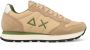 Sun68 Glitter Textiel Sneakers in Goud Beige Dames - Thumbnail 3