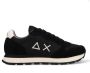 Sun68 Heren Lage sneakers Tom Solid Zwart Suède - Thumbnail 3