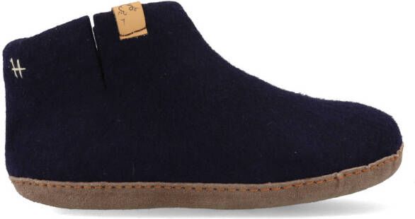 Tofvel Mula Wolvilt Sloffen Navy Blue Blauw Wolvilt TF100068 - Foto 2