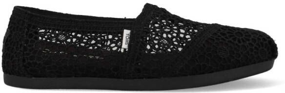 Toms Nat Moroccan Crochet 10016254 Zwart