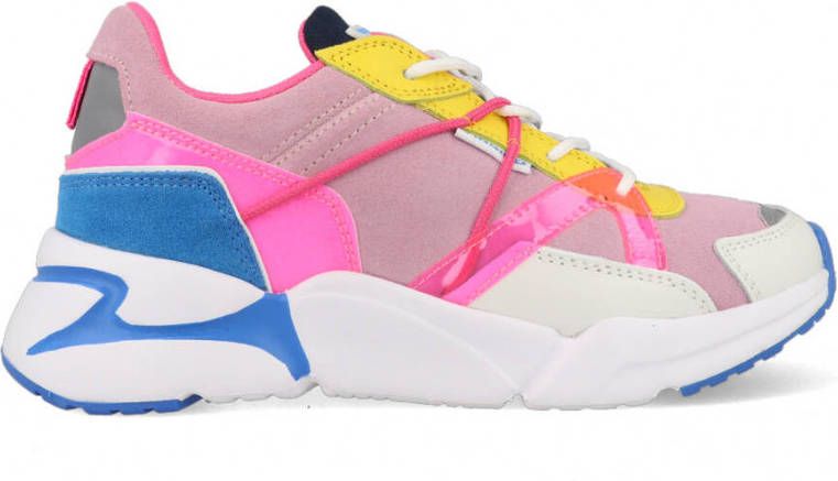 Vingino Odilia Lage sneakers Leren Sneaker Meisjes Roze