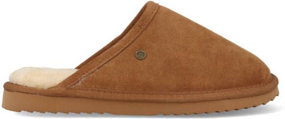 Warmbat Pantoffels Classic CLC521025 Cognac Bruin