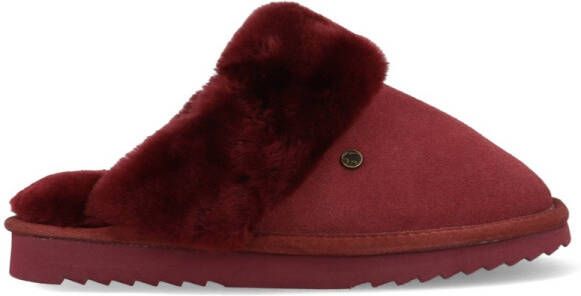 Warmbat Pantoffels Flurry FLS321067 Port Rood