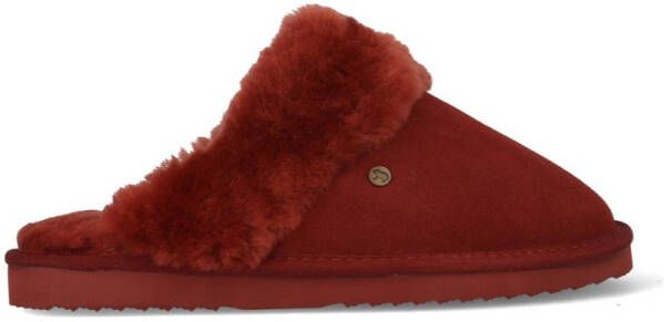 Warmbat Pantoffels Flurry FLS321073 Rood Bruin