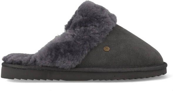 Warmbat Flurry Suede Dames Pantoffels Dark grey