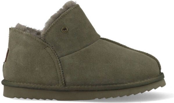 Warmbat Pantoffels Willow WLW321035 Olijf Groen