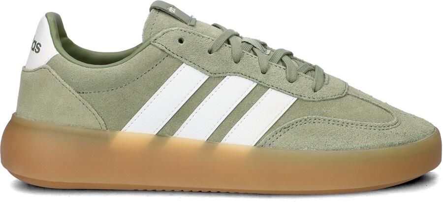 Adidas Sportswear Barreda Decode Lux leren sneakers grijsgroen ecru - Foto 13