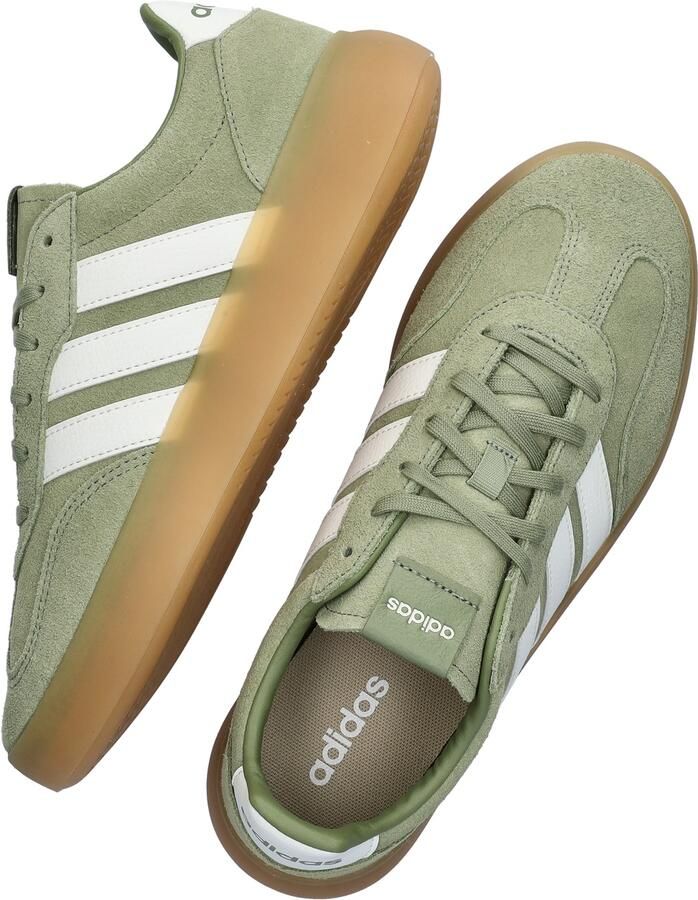 Adidas Sportswear Barreda Decode Lux leren sneakers grijsgroen ecru - Foto 10