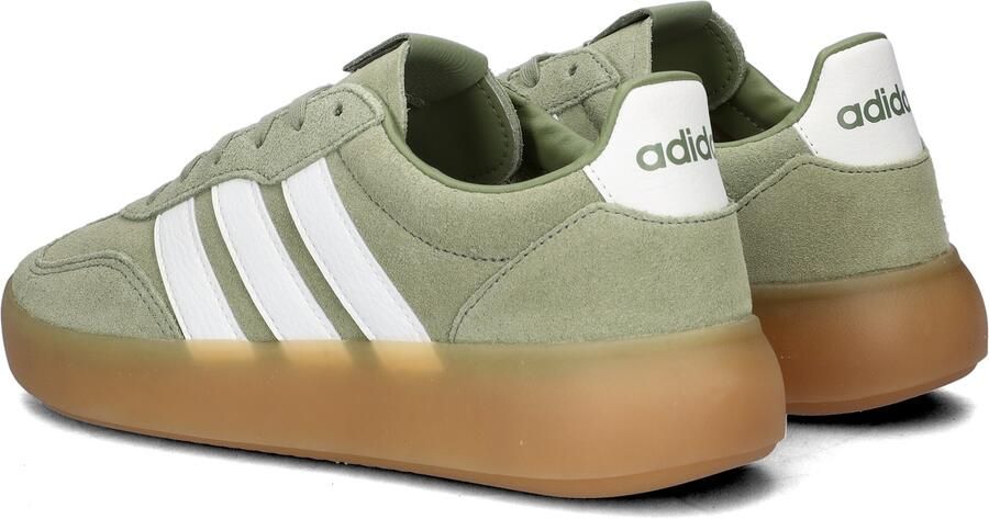 Adidas Sportswear Barreda Decode Lux leren sneakers grijsgroen ecru - Foto 5