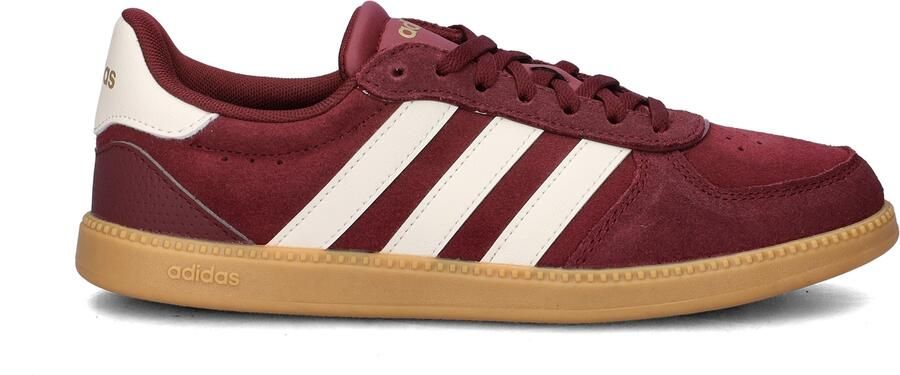 Adidas Sportswear Breaknet imitatieleren sneakers donkerrood wit - Foto 5