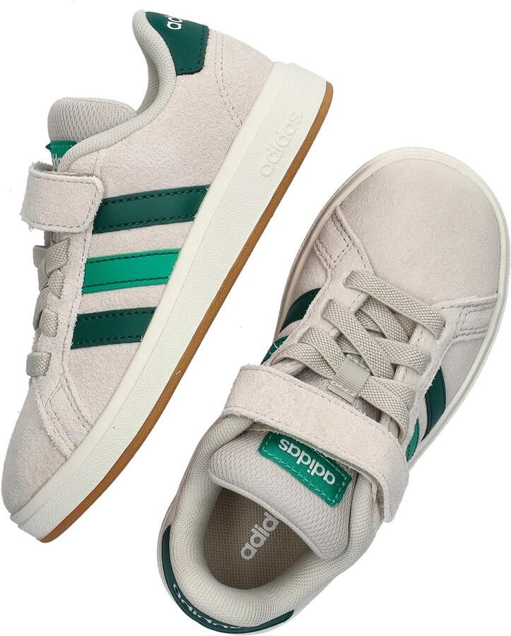 Adidas Grand Court 00s EL C kinder sneakers grijs groen Echt leer Uitneembare zool - Foto 9