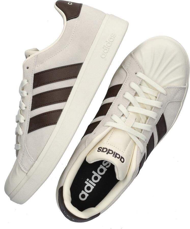 Adidas Sportswear imitatieleren sneakers ecru bruin - Foto 6