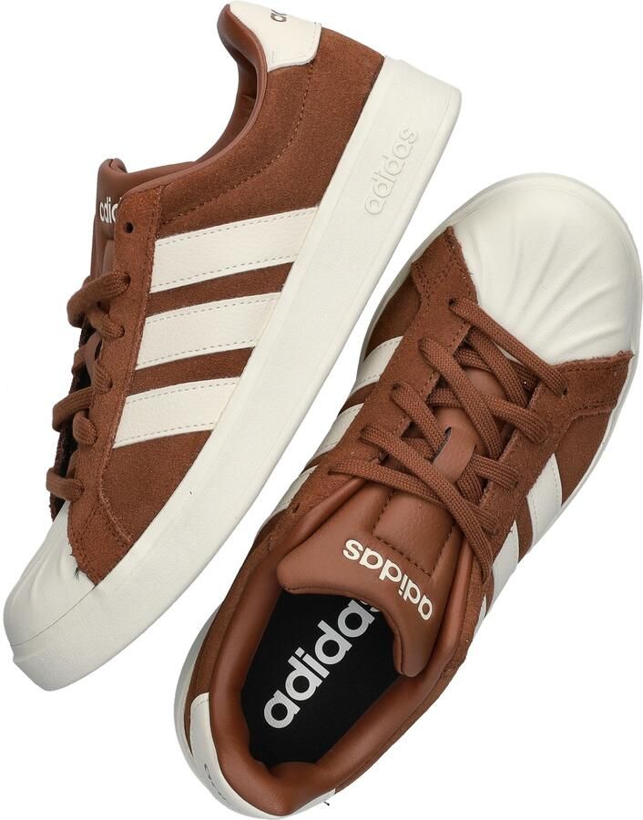 Adidas Streettalk dames sneakers bruin 1 3 Echt leer - Foto 4