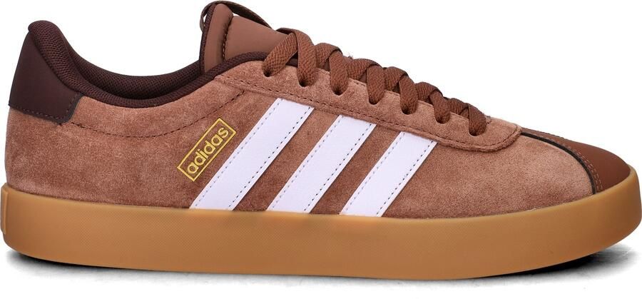 Adidas Sportswear VL Court leren sneakers bruin lila - Foto 10