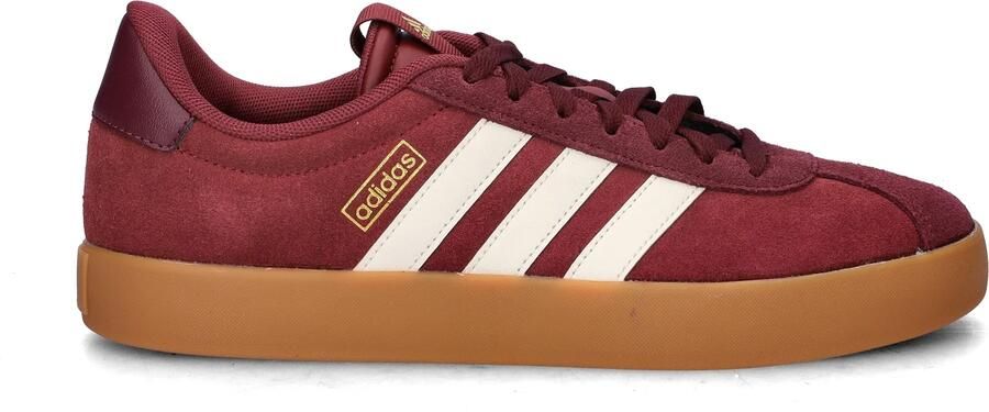 Adidas Sportswear VL Court 3.0 suede sneakers donkerrood wit - Foto 5