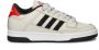 Adidas Rapid Court Low kinder sneakers grijs rood - Thumbnail 2