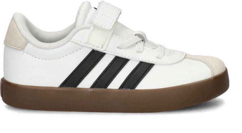 Adidas Sportswear VL Court 3.0 sneakers wit zwart beige Suede 33 - Foto 4