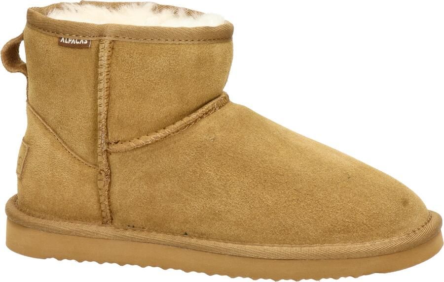 Alpacas suède enkelboots cognac - Foto 4