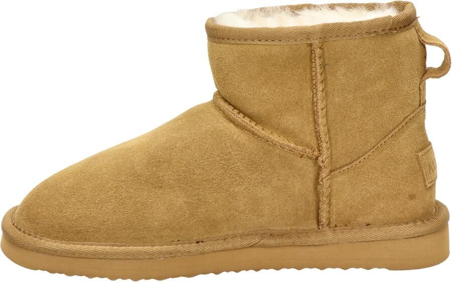 Alpacas suède enkelboots cognac